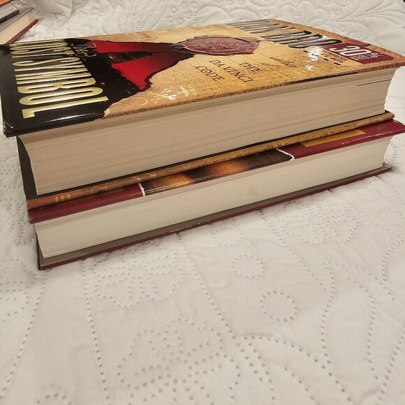 The Da Vinci Code & The Lost Symbol Hardcover Books By Dan Brown - Picture 10 of 11